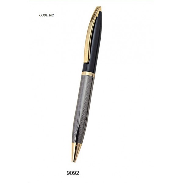 Sp Metal ball pen with colour(black grip golden)